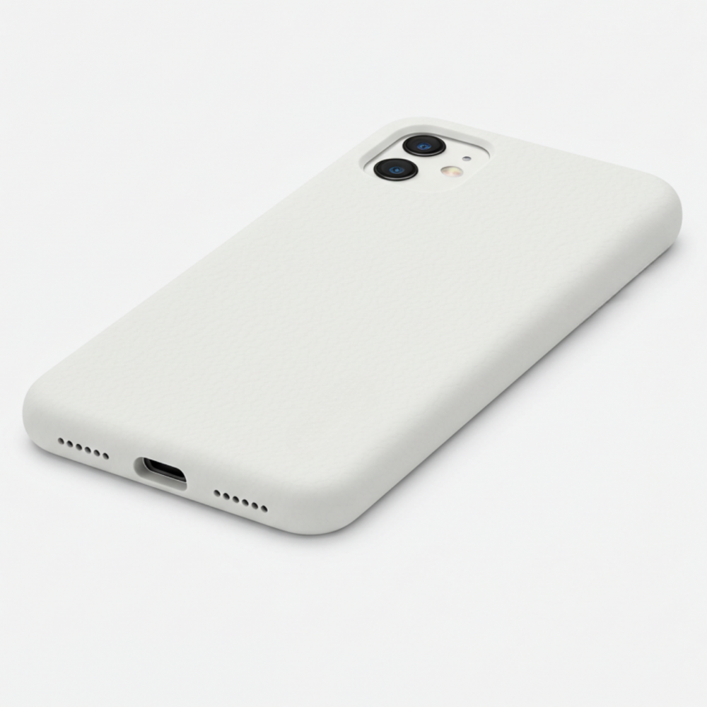 Premium szilikon tok, Samsung A36, Tört fehér
