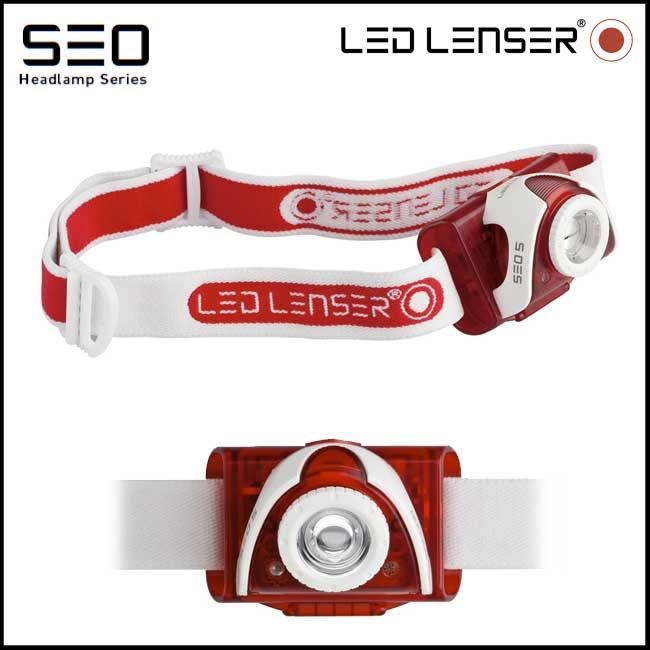 LED Lenser SEO5 Piros fejlámpa (SEO5-6106TIB)