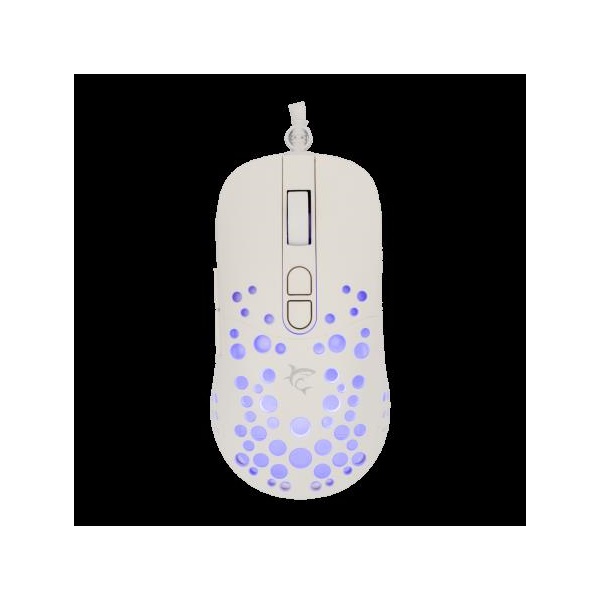 WHITE SHARK TRISTAN-W WS GM-9004W  7D / 12000 dpi RGB gamer egér Fehér 