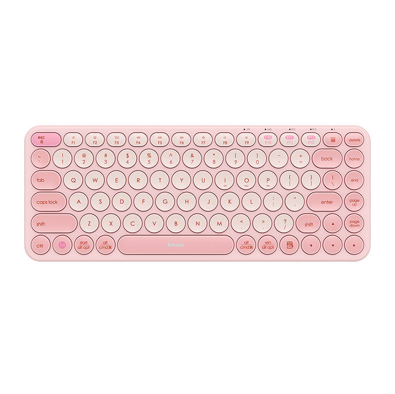 Baseus K01A Wireless Tri-Mode Keyboard Baby Pink