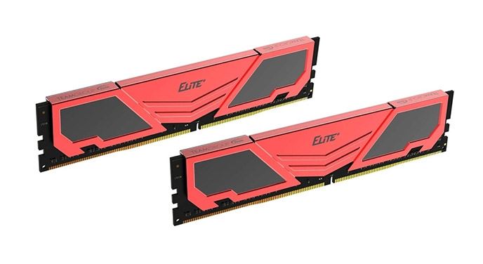 16GB 2666MHz DDR4 RAM Team Group Elite Plus fekete/piros CL19 (2x8GB) (TPRD416G2666HC19DC01)