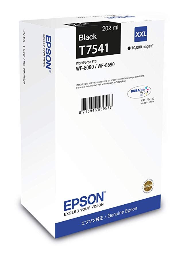 Epson WF-8090 / WF-8590 tintapatron XXL fekete (C13T754140) Epson WF-8090 / WF-8590 tintapatron XXL fekete (C13T754140)