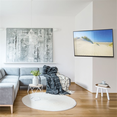 Delight 39687 LCD FALI TARTÓKONZOL SARKOKHOZ DUPLA KAROS, DÖNTHETŐ 40 - 80"