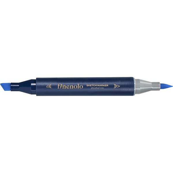 Deli Finenolo 74 - Brilliant Blue kétvégű permanent ART marker Deli Finenolo 74 - Brilliant Blue kétvégű permanent ART marker