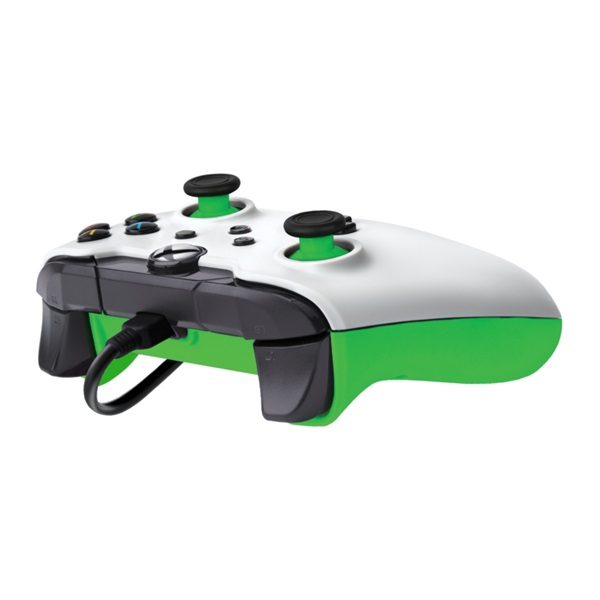 PDP Xbox Series X|S/Xbox One/PC 3,5 mm audio vezetékes neon fehér kontroller PDP Xbox Series X|S/Xbox One/PC 3,5 mm audio vezetékes neon fehér kontroller