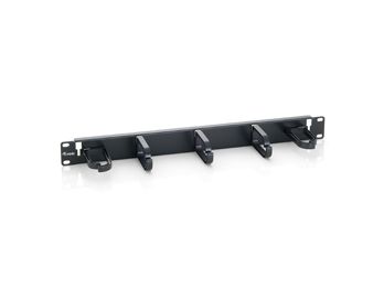 Equip 327311 19" kábel rendező panel 1U fekete