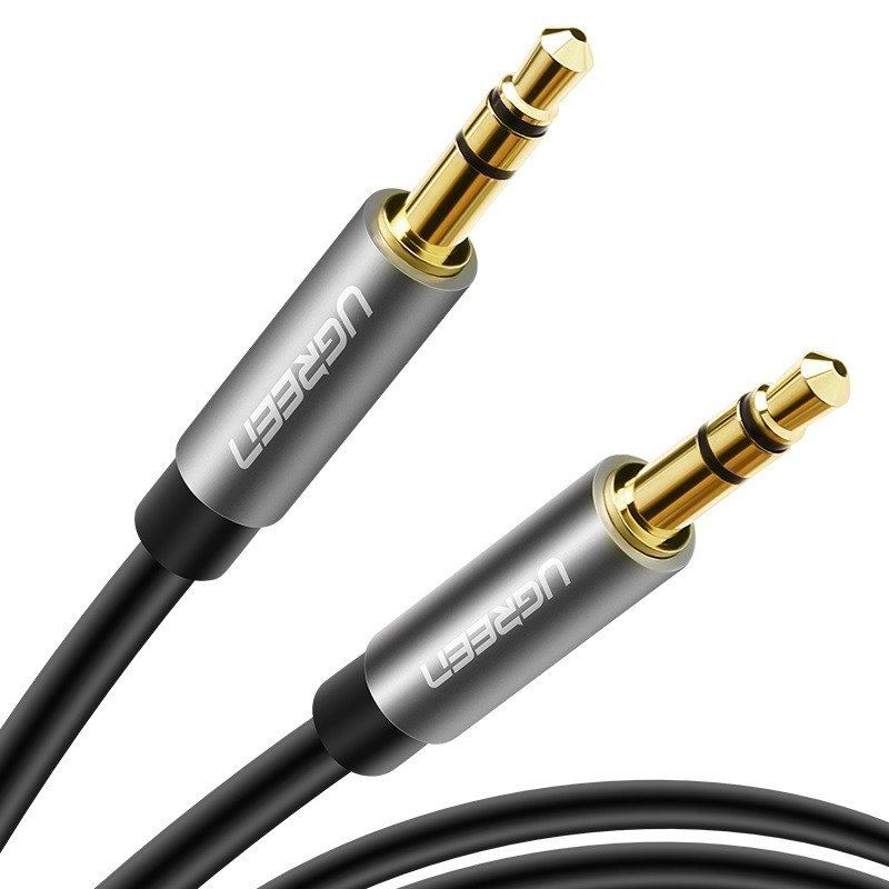 UGREEN AUX mini jack kábel 3.5mm 1m fekete (10733) UGREEN AUX mini jack kábel 3.5mm 1m fekete (10733)