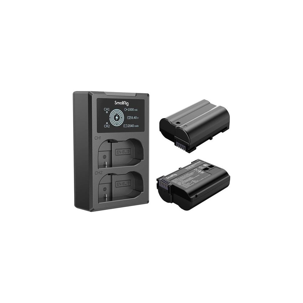 SmallRig EN-EL15   Fényképezőgép akkumulátor és töltő készlet SmallRig EN-EL15   Fényképezőgép akkumulátor és töltő készlet