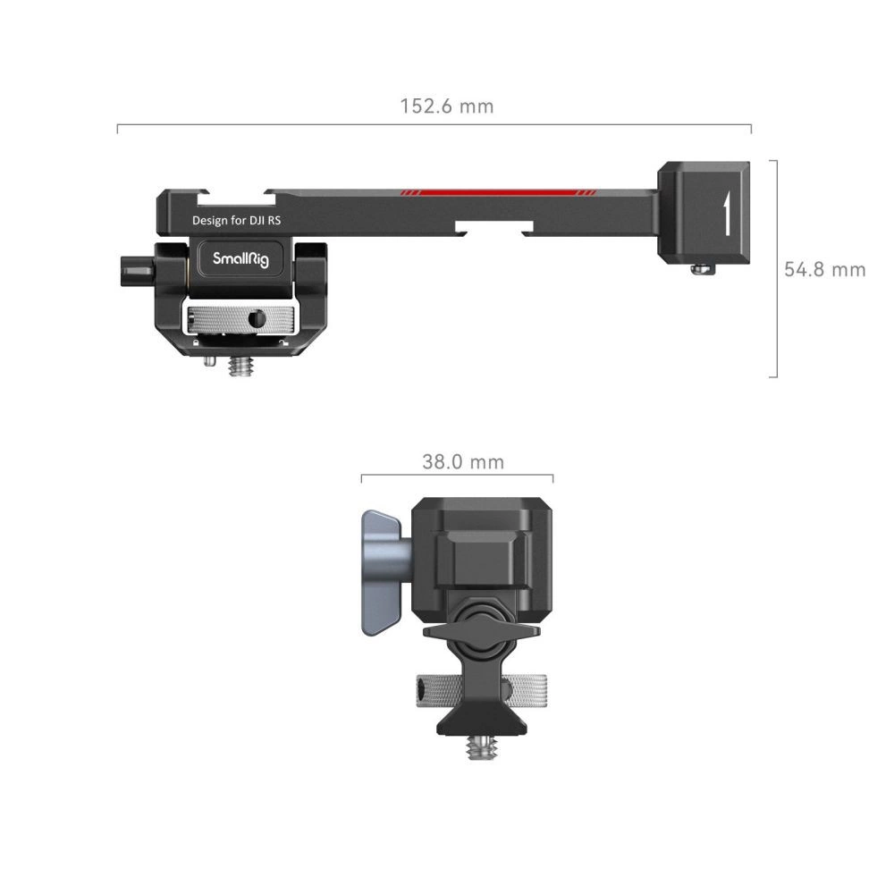 SMALLRIG Monitor Mount with NATO Clamp for DJI RS 2/RSC 2 3026B SMALLRIG Monitor Mount with NATO Clamp for DJI RS 2/RSC 2 3026B