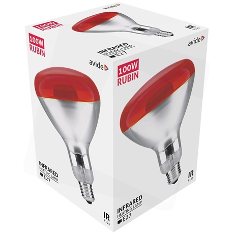 Avide ASIR27-100W-R INFRA IZZÓ E27 100W RED Avide ASIR27-100W-R INFRA IZZÓ E27 100W RED