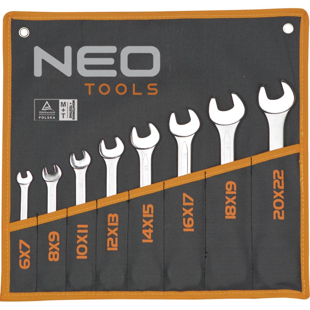 NEO Tools villáskulcs készlet 8db, 6mm-22mm (09-851)