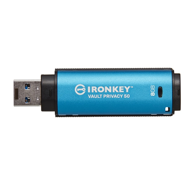 Kingston 8GB IronKey Vault Privacy 50 USB3.2 Kék