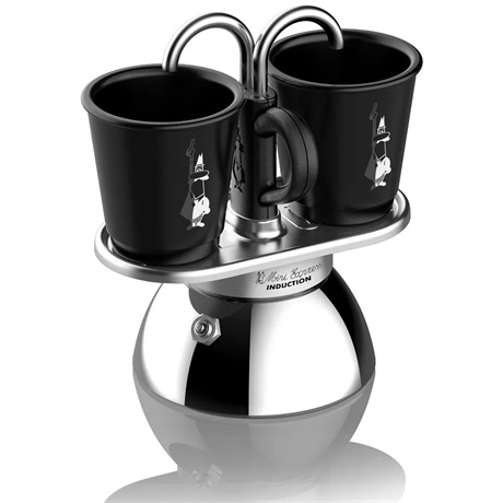 Bialetti 7310 MINI EXPRESS 2 személyes szett kotyogós kávéfőző Fekete-inox