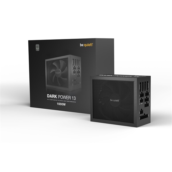 Be Quiet! DARK POWER 13  80+ Titanium ATX3.0 1000W moduláris Tápegység Fekete 