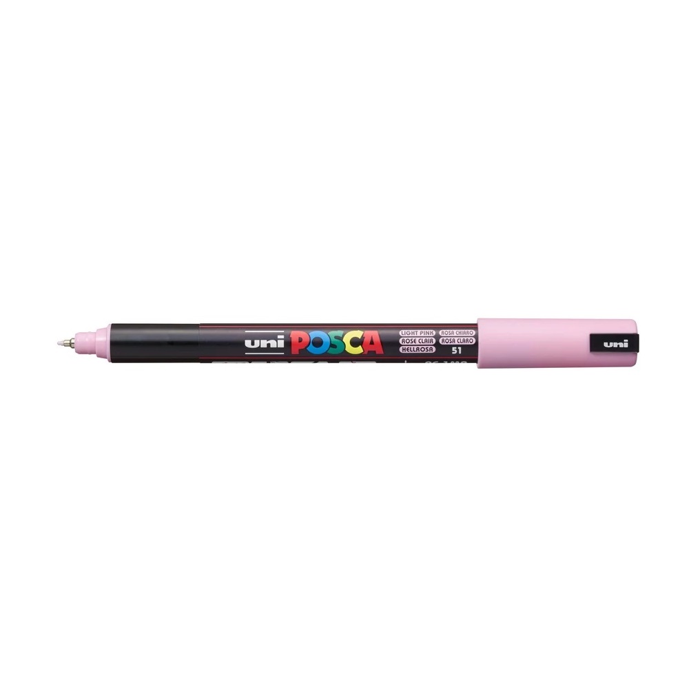 Uni Dekormarker 0,7mm, -Posca PC-1MR világos rózsaszín (2UPC1MRVR)