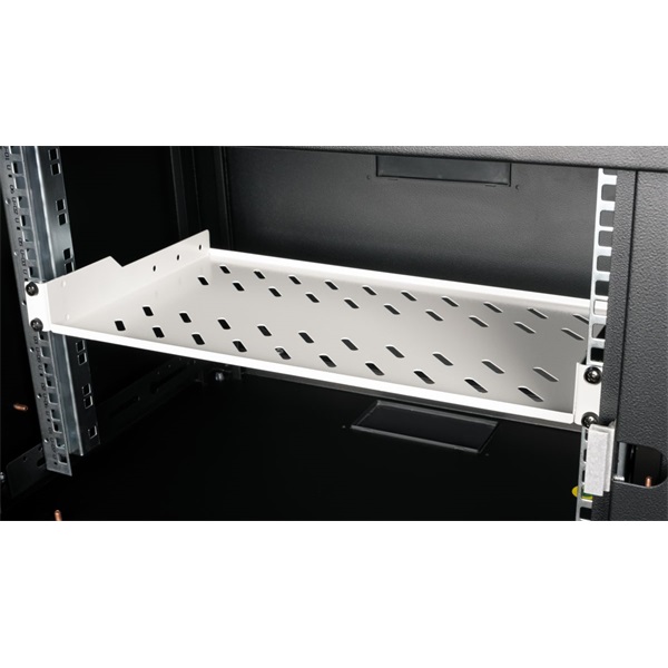 Equip EZFS-19-1-40-G  Fix polc  19"  1U Rackszekrény kiegészítő  Szürke 