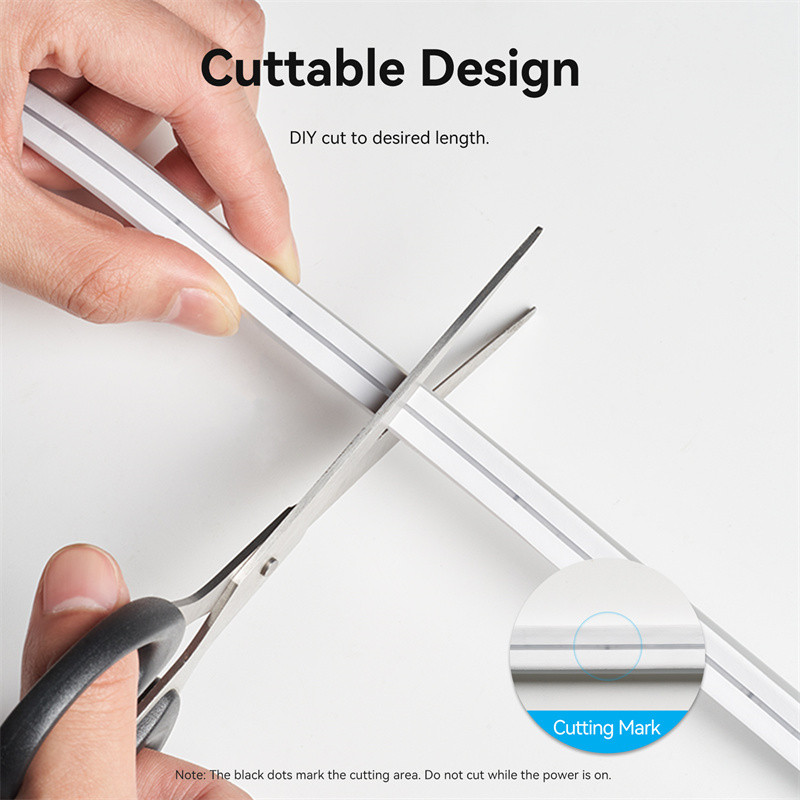 Vention Silicone Neon LED Strip Lights with IR Remote and DC 12V Power Supply