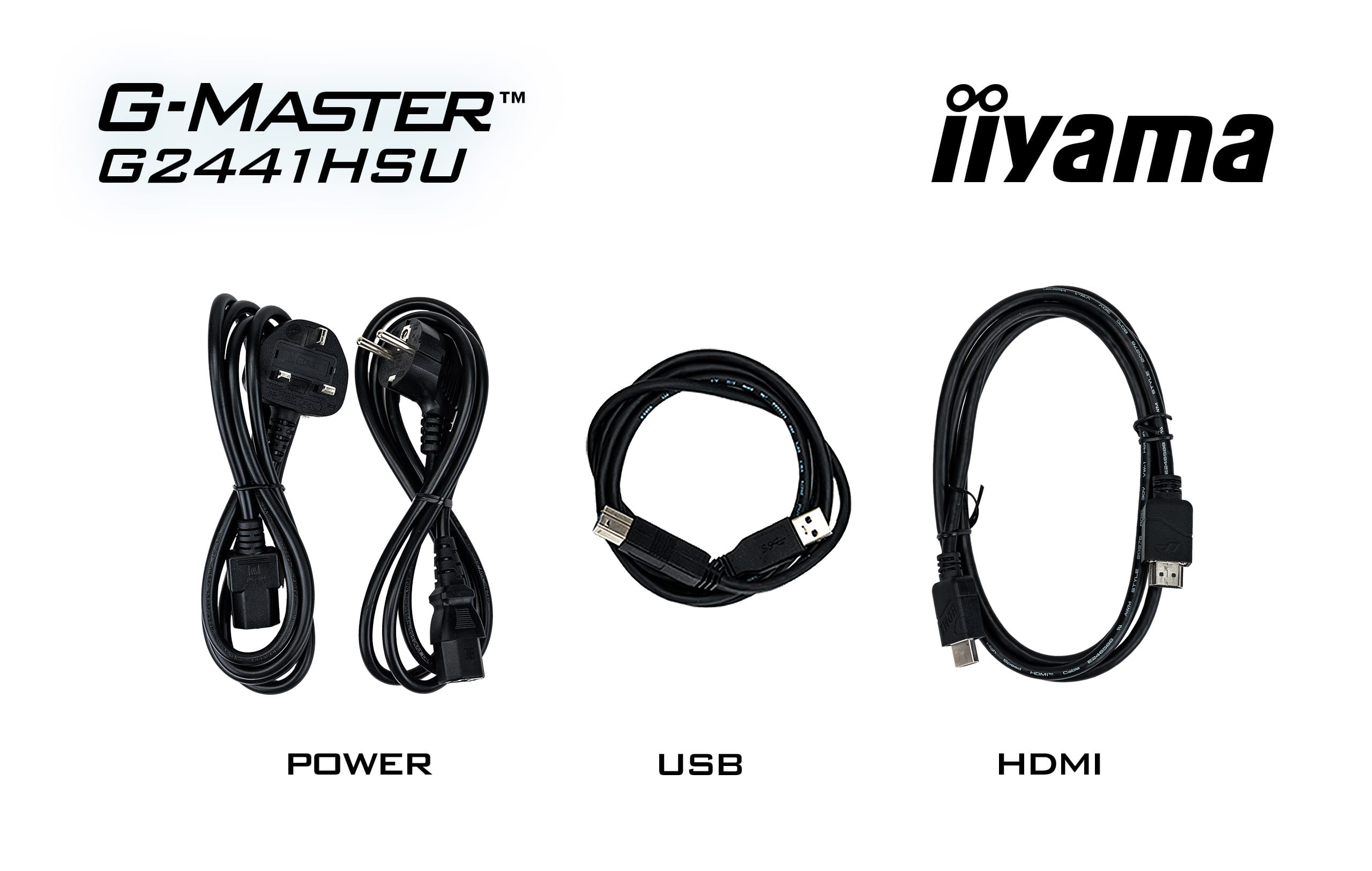 iiyama 23,8" G-Master G2441HSU-B1 IPS LED Monitor - 1920x1080, Full HD, 144Hz, 1ms, Hangszóró, Fekete