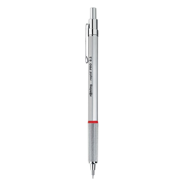 Rotring Rapid Pro 0,5mm ezüst nyomósirón Rotring Rapid Pro 0,5mm ezüst nyomósirón