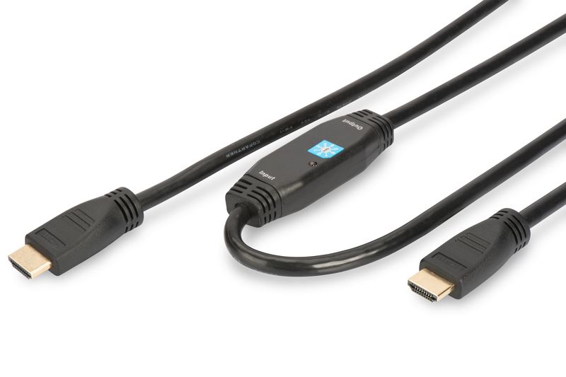Digitus Assmann AK-330105-200-S High Speed HDMI kábel erősítővel M/M 20m Digitus Assmann AK-330105-200-S High Speed HDMI kábel erősítővel M/M 20m