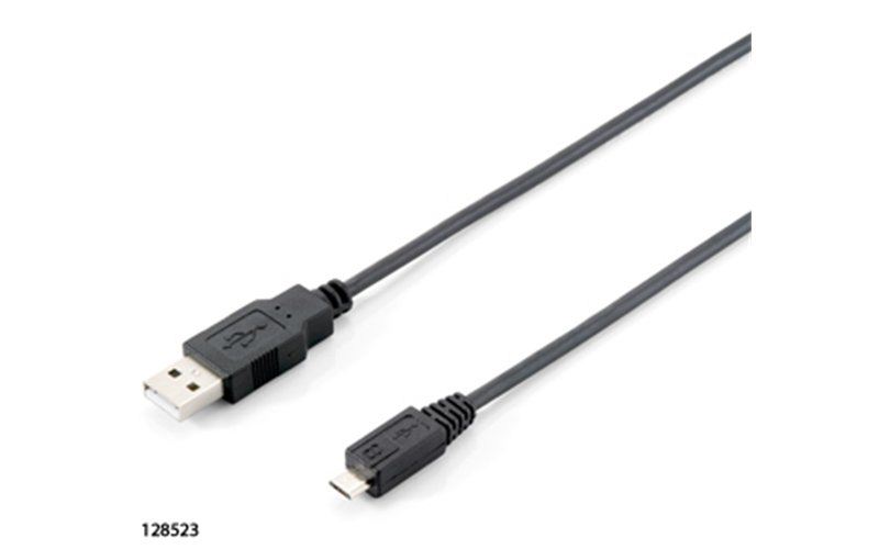 Equip 128523 USB 2.0 A-microB kábel apa/apa 1,8m Equip 128523 USB 2.0 A-microB kábel apa/apa 1,8m