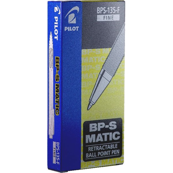 Pilot BP-S MATIC 12 db/csomag fekete golyóstoll Pilot BP-S MATIC 12 db/csomag fekete golyóstoll