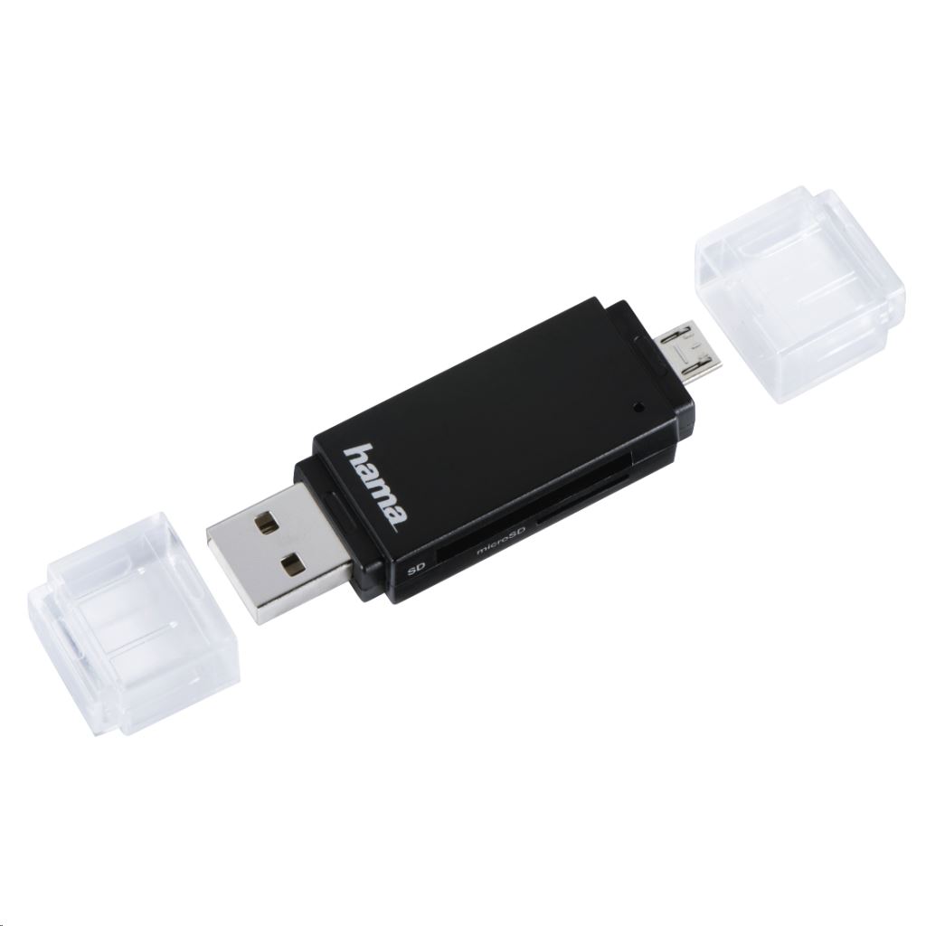 Hama USB 2.0 kártyaolvasó fekete Hama USB 2.0 kártyaolvasó fekete