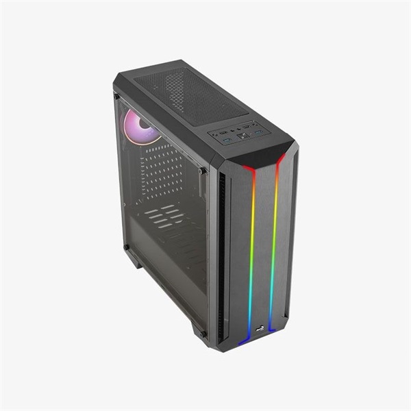 Aerocool Skyline ARGB (Skyline-A-BK-v2) táp nélküli ablakos ház fekete (ACCM-PV39112.11)