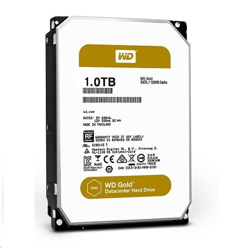 1TB WD 3.5" Gold Data Center SATAIII winchester (WD1005FBYZ)