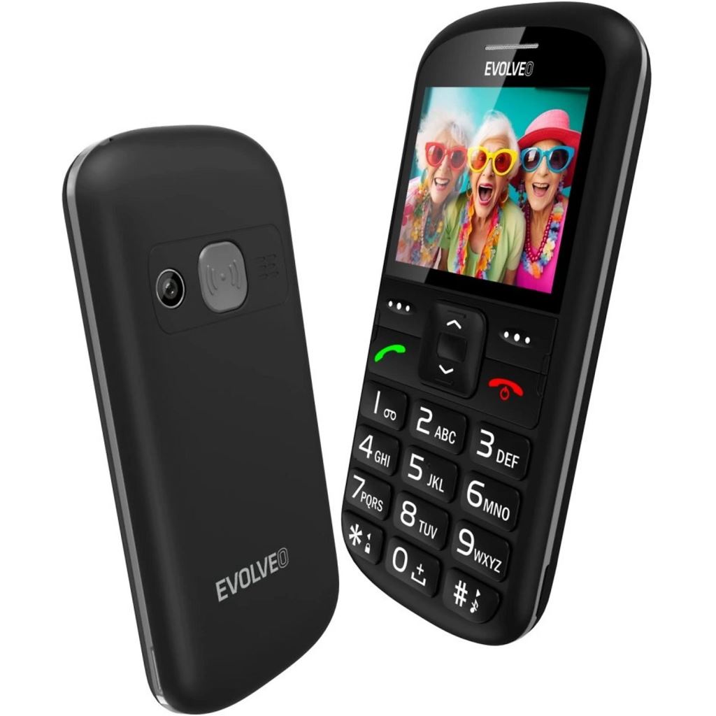Evolveo EasyPhone XS EP570 2,2" fekete mobiltelefon