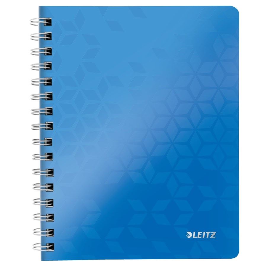 Leitz WOW spirálfüzet A5, kockás, kék (46410036) Leitz WOW spirálfüzet A5, kockás, kék (46410036)