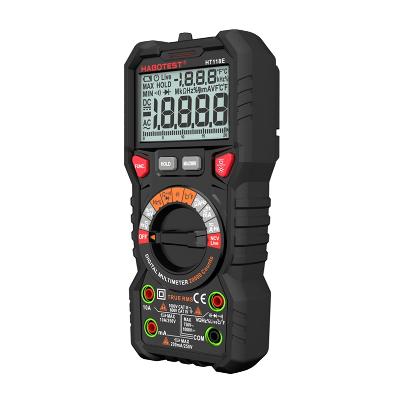 Habotest HT118E univerzális digitális multiméter True RMS NCV