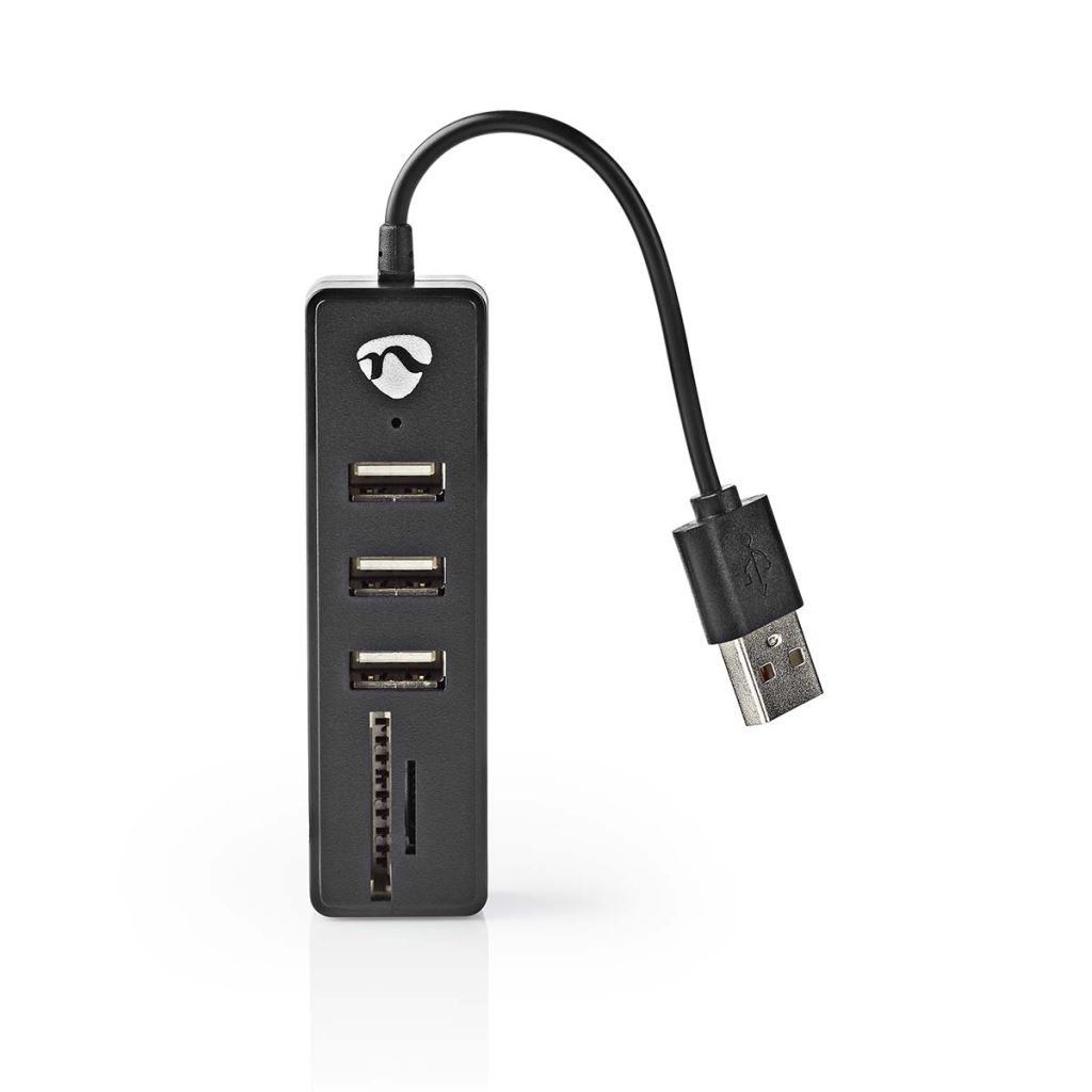 Nedis UHUBCU2340BK 3 portos USB HUB 2.0