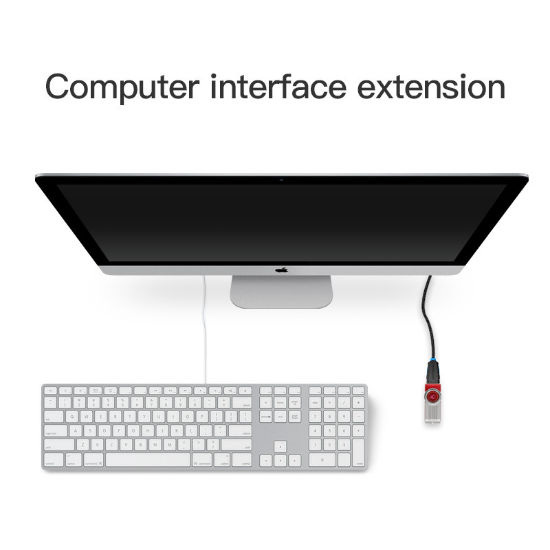 Vention USB-A 2.0/M -> USB-A 2.0/F 3m  hossz  PVC kábel