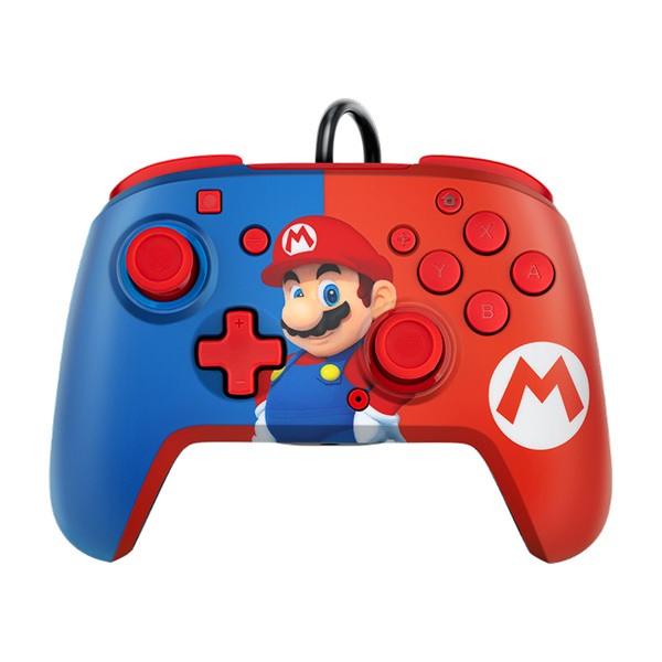 PDP Faceoff Deluxe+ Audio Nintendo Switch Mario vezetékes kontroller (500-134-EU-C1MR-1) PDP Faceoff Deluxe+ Audio Nintendo Switch Mario vezetékes kontroller (500-134-EU-C1MR-1)