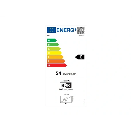TCL 50" 50C6K Premium QD-Mini LED Smart Televízió