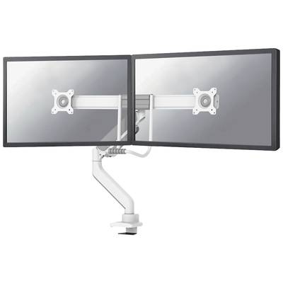 Newstar  DS75-450WH2 2 részes Monitor asztali tartó 43,2 cm (17) - 81,3 cm (32) Fehér Állítható magasságú, Dönthető, Csuklóval ...