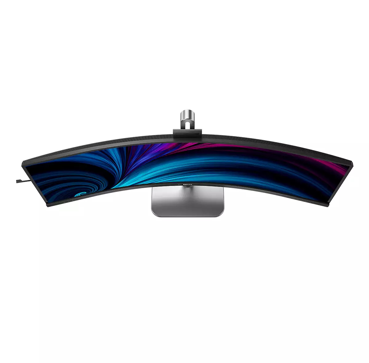PHILIPS 48 49B2U6903CH/00 Monitor - 5120x1440, UWQHD, LED, VA, 75Hz, 4ms, Ívelt, Hangszóró, LAN, Pivot, WEBCAM, Fekete-ezüst