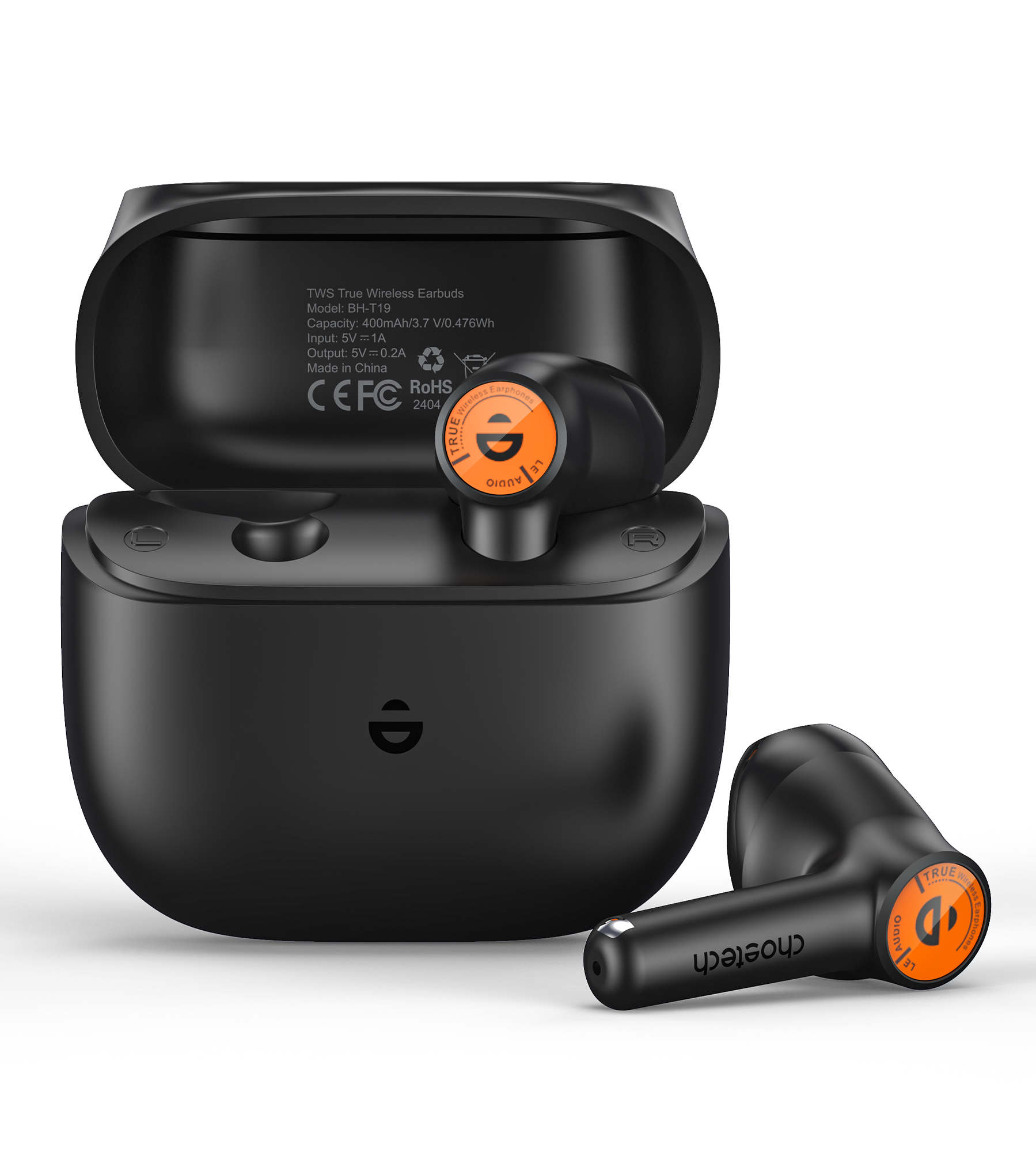 Choetech BH-T19 TwinkleMinis ENC TWS Fülhallgató Fekete Choetech BH-T19 TwinkleMinis ENC TWS Fülhallgató Fekete