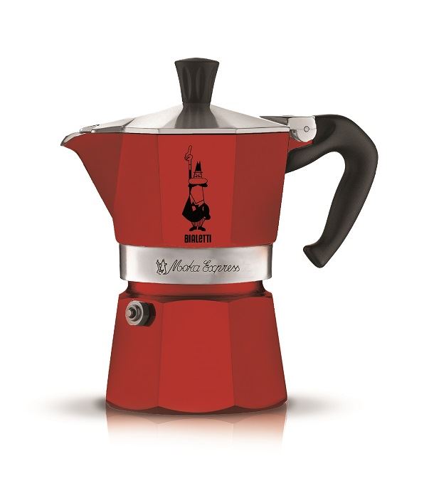 Bialetti Moka Express 3 személyes kotyogós kávéfőző piros (4942) Bialetti Moka Express 3 személyes kotyogós kávéfőző piros (4942)