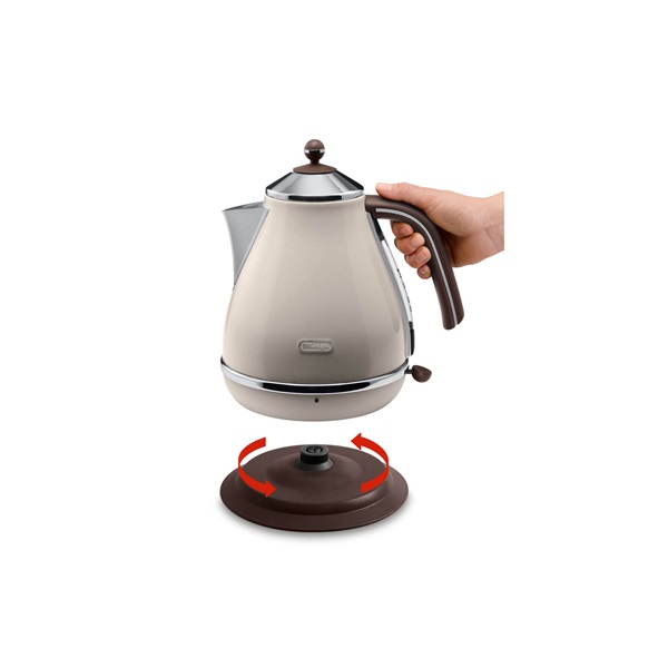 DeLonghi KBOV 2001.BG Icona Vintage 1,7L-es bézs vízforraló DeLonghi KBOV 2001.BG Icona Vintage 1,7L-es bézs vízforraló
