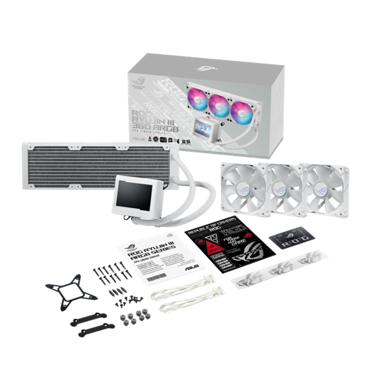 ASUS ROG RYUJIN III 360 ARGB   Vízhűtés  Fehér