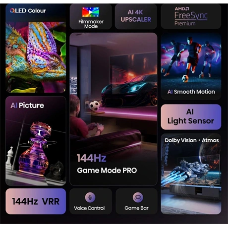 Hisense 85" 85E7QPRO 4K UHD Smart Gamer QLED TV