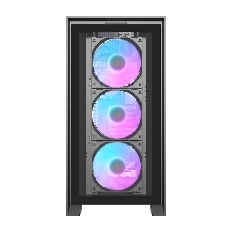 Darkflash DRX90 Glass számítógépház Fekete 