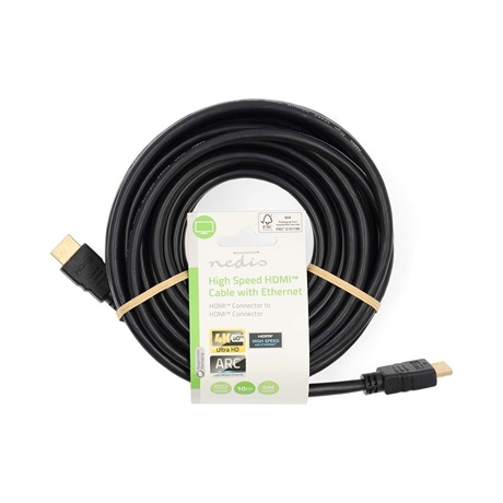 Nedis CVGL34060BK100 HDMI kábel 10m 4K Nedis CVGL34060BK100 HDMI kábel 10m 4K