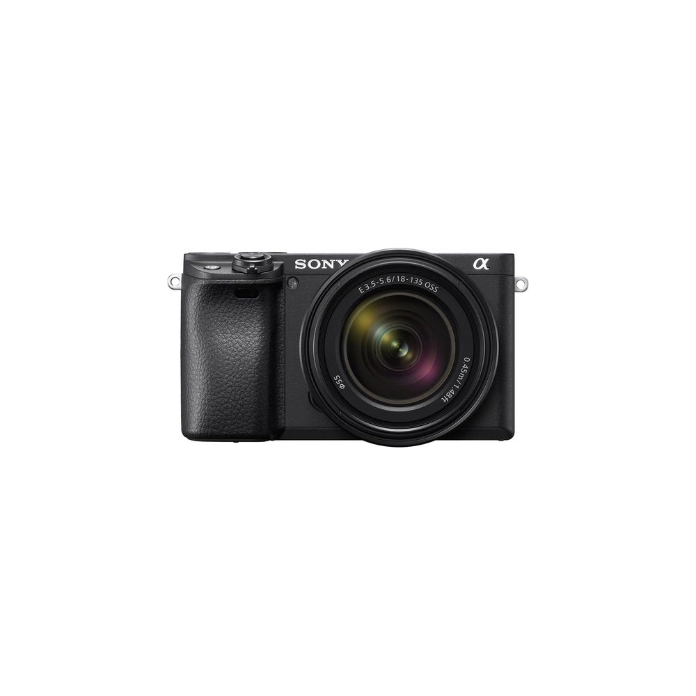 Sony Alpha 6400 digitális fényképezőgép váz (fekete, USB-C) + 18-135mm f/3.5-5.6 OSS objektív KIT