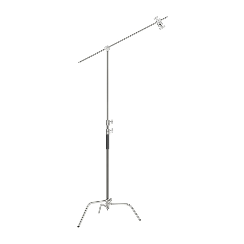 NEEWER SC320 320 cm-es rozsdamentes acél C-keretes állvány kinyújtó karral
