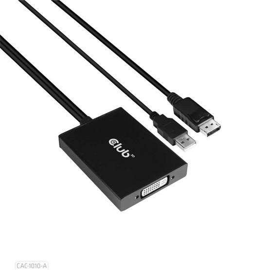  Club3D DisplayPort to Dual Link DVI-D HDCP OFF version Active Adapter 
