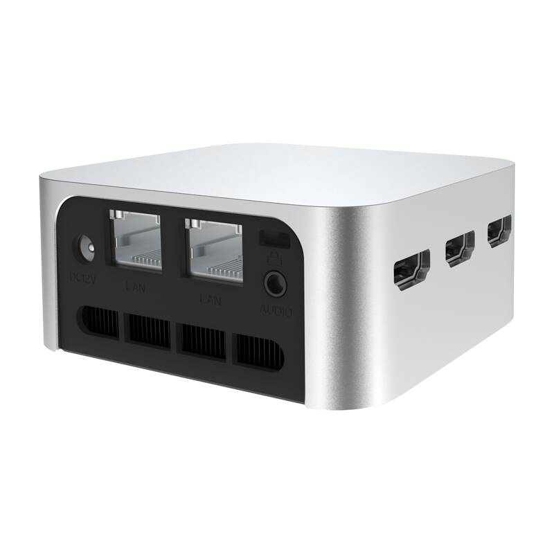 AceMagic T8Plus Intel Alder Lake N100 16GB RAM + 512GB MINI PC Ezüst