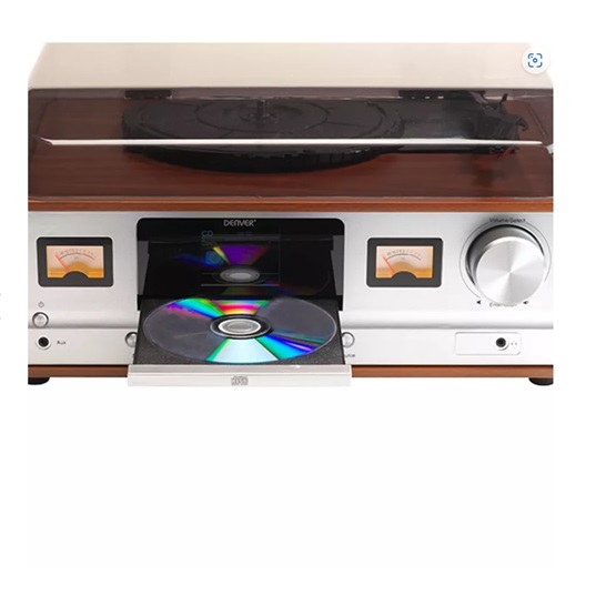 ENT Denver MRD-52LIGHTWOOD Retro music system - Lemezlejátszó